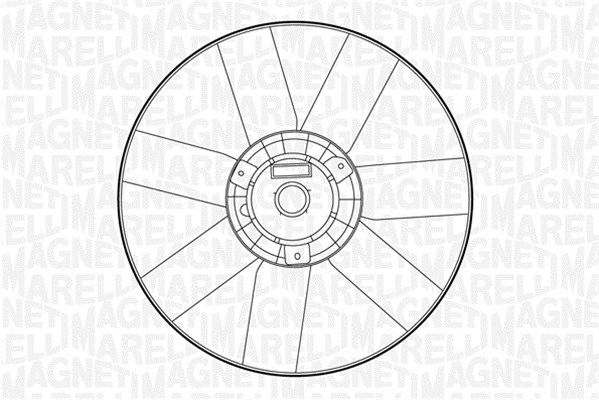 MAGNETI MARELLI Tuuletin, moottorin jäähdytys 069422260010